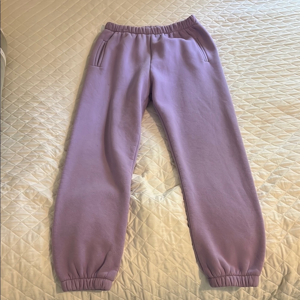 Lavender Jogger Pants